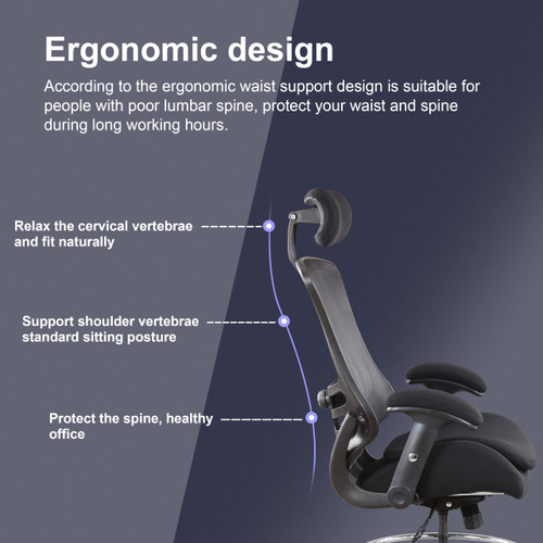 400lbs Ergonomic Tall MeshDrafting Chair Chair, Bar Height Standing Desk Chair,Height Adjustable Armrest and Flipped Arms, Adjustable Lumbar Support Swivel Computer Task Chair (Pure Black)