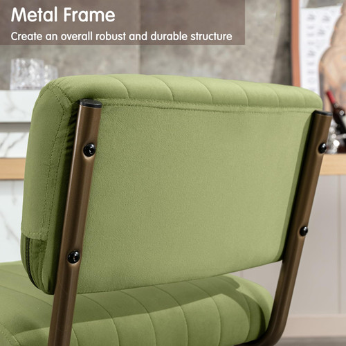 Bar Stools Set of 2,Counter Height Bar Chairs,24 inch Tall Bar Stool with Back,Barstools Bar Height Set of 2,Kitchen Counter Stools Modern Velvet Barstools for Island Dining Party!