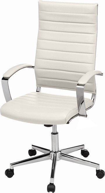 Sopada Conference Office Chair High Back, White by ModSavy