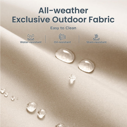 9 Pieces Outdoor Dining Set for 8, 60” Square Wrought Iron Table with Wood-Like Tabletop & Swivel Metal Steel Chairs, Large Outside Furniture Set for Patio, Porch, Deck, Backyard