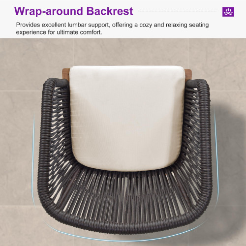 11 Pieces Outdoor Dining Set Patio Table and Chairs Set Aluminum Wicker Rattan Patio Furniture Set for Lawn Garden Backyard Teak