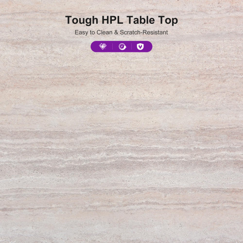 7 Pieces Outdoor Dining Set Patio Dining Furniture Aluminum Wicker Rattan Patio Table and Chairs Set for Lawn Garden Porch Champagne