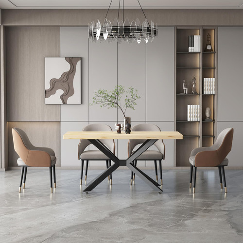 Modern Table Base Black 29" Metal Dining Table Legs with Suction Cups, Desk Base for Marble,Glass,Wood Top, Furniture Legs for Coffee Table, End Table, Home,Kitchen, Office