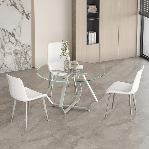 28 Inch Dinning Table Legs,Metal Diamond Shape Coffee Table Base with Suction Cups, Heavy Duty Desk Base for Marble,Glass,Wood Top,DIY Furniture Legs for Home,Kitchen (Silver)