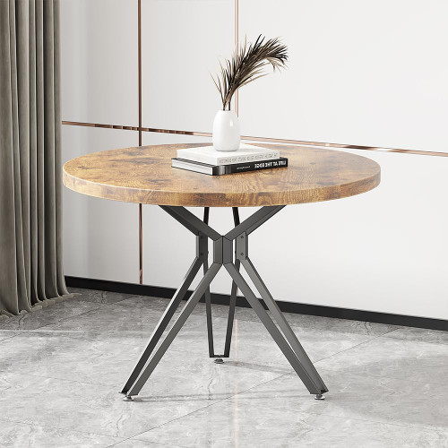 Metal Table Base, Modern Round Coffee Table Legs 28 Inch, Dining Table Legs for Glass, Marble, and Wood Table Tops, Heavy Duty Desk Legs Furniture Legs for Home,Kitchen,Office (Black)