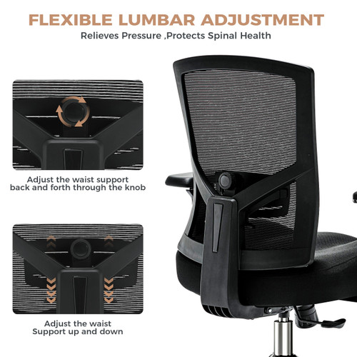 600lbs Big and Tall Office Chair,Oversized Ergonomic Breathable Mesh Desk Chair with W-Shape Thicken Seat Cushion,Computer Chair with Upgraded 4D Armrest,Lumbar Support for Heavy People All Day