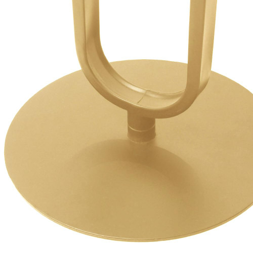 Side Table with Marble Top Metal Pub Bar Round Table Modern Sofa Side End Table Coffee Tray Side Desk for Couch Living Room Bedroom Gold