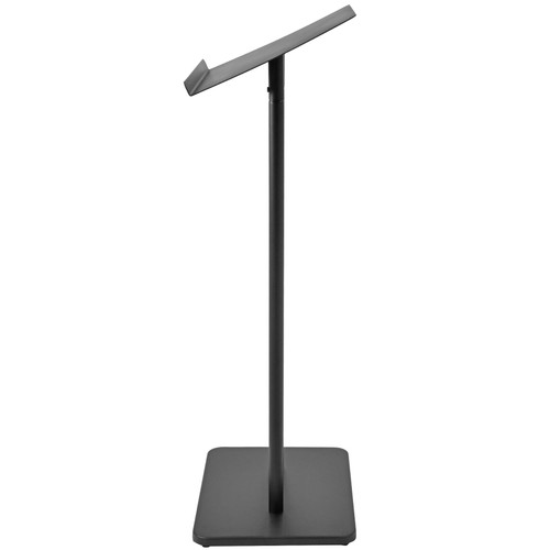 Large Portable Lectern, Stand Up Church Pulpit, Slanted Lectern, Conference Podium for Speakers, Speeches and Other Occasions- Truss Lectern, Black Powder Coat Finish, Metal