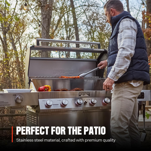 6-Burner Convertible Natural Gas Smart bbq Grill Stainless Steel Denali 605 with Conversion Kit