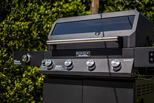 Denali 425 4-Burner Liquid Propane Gas Smart bbq Grill Stainless Steel with BBQ Cover (2 items)