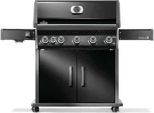Rogue PRO 625 Natural Gas Grill with Infrared Side Burner, Black, Durable 6-Burner Cooking Power