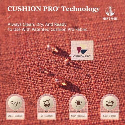 Outdoor Swivel Chairs with 5.5" Thick Cushions, 35" High Back Patio Furniture Sets, Oversized Wicker Rattan Chairs for Deck Balcony Backyard, Red