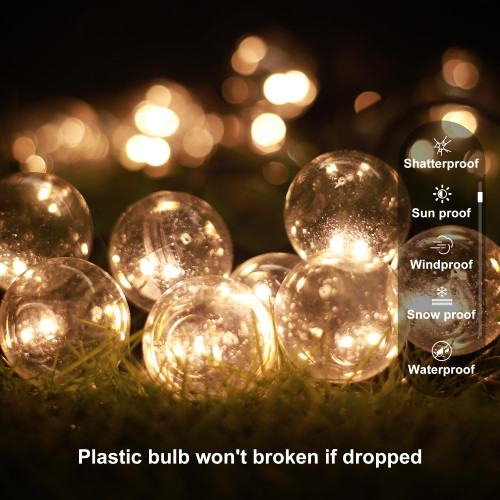 6.5' X 10' Hardtop Grill Gazebo for Patio Aluminum Barbeque Canopy with 24 Clear Light Bulbs and Shelves Double Tiered Grey Outdoor BBQ Gazebo