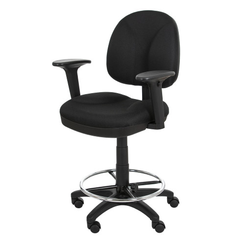 A Comfort Series Task Stool (Arm Rests, Stool Height)