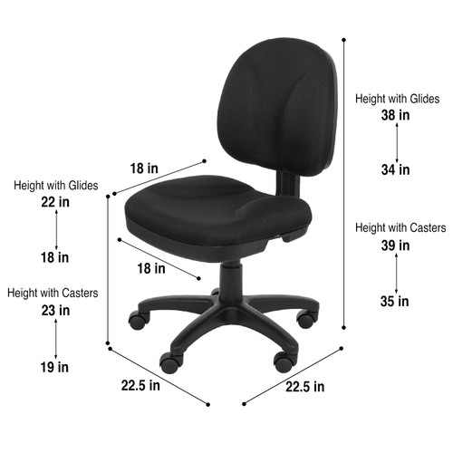 Task Chair (Armless, Standard Height)