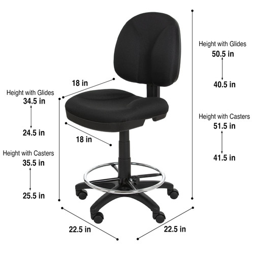 Task Stool (Armless, Stool Height)