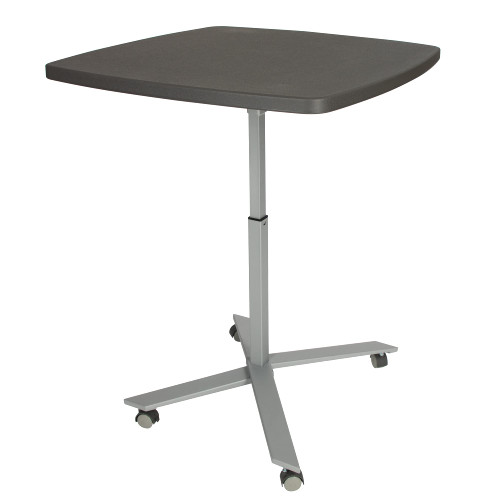 Café Table, Adjustable 30-42", Slate