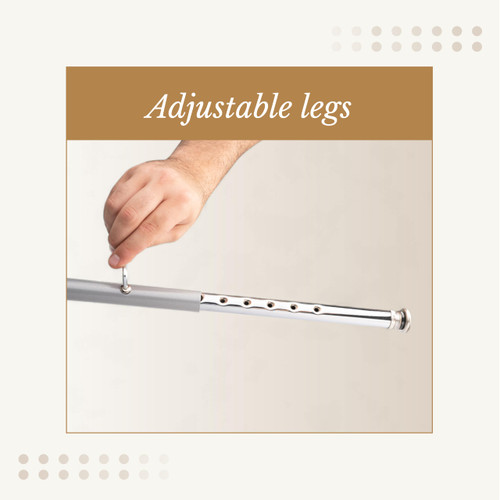 Premium Commercial-Grade All-Purpose Round Stool (Height-Adjustable, 18–27 inch Range, Gray Frame, Masonite Wood Seat, 2-Pack)