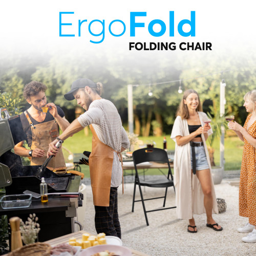 (Black, 6 Pack) Folding Chair, Indoor Outdoor Plastic Commercial Stackable Foldable Guest Chairs for Events Office Wedding Party Picnic Kitchen Dining, 350lb Capacity .