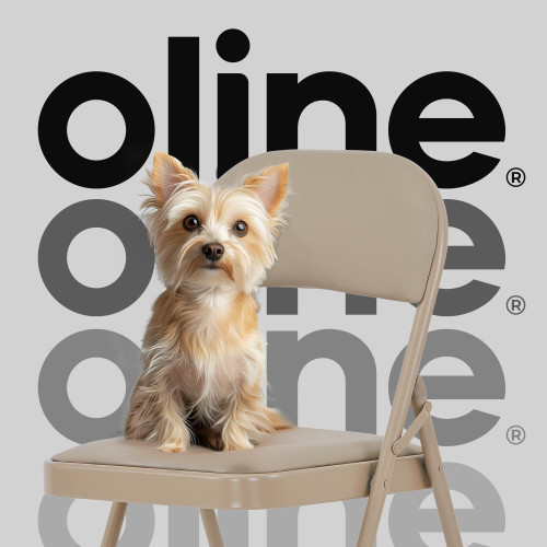  (Khaki, 2 Pack) Vinyl Folding Chairs, Padded Vinyl Cushion Chairs with Durable Metal Frame, Indoor Outdoor Stackable Foldable Guest Chairs for Office Wedding Kitchen Dining, 300lb Capacity.