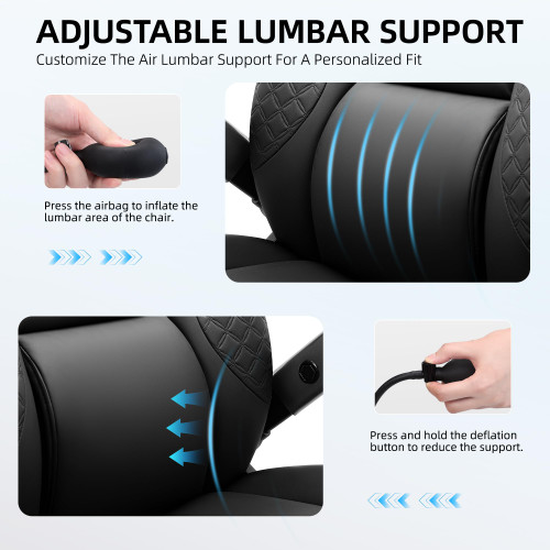 Big and Tall Office Chair, Desk Computer Chair for Heavy People, Oversized Executive Gaming Chair, Extra Wide 500LBS Ergonomic Comfy Office Chair with Adjustable Lumbar Support & 5D Flip Arms