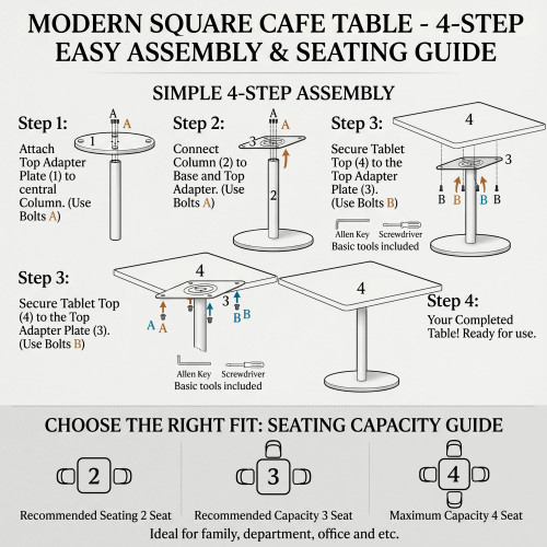 31.5" Tulip Table,Square Kitchen Dining Table for 2-4 with Thick Sintered Stone Top,Titanium Golden Pedestal Base,Heat-Resistant,Bistro Table for Dining Room,Café,Small Space（Dusk Strata）