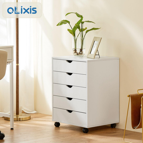 5 Drawer File Cabinet on Wheels, Printer Stand