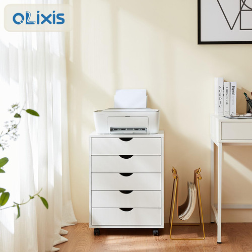5 Drawer File Cabinet on Wheels, Printer Stand