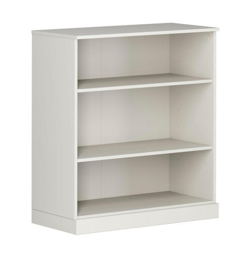 Adjustable 3-Shelf Bookcase, 100% Solid Brazilian Pine Wood