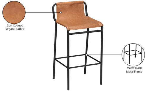 Dax Cognac Counter Stool