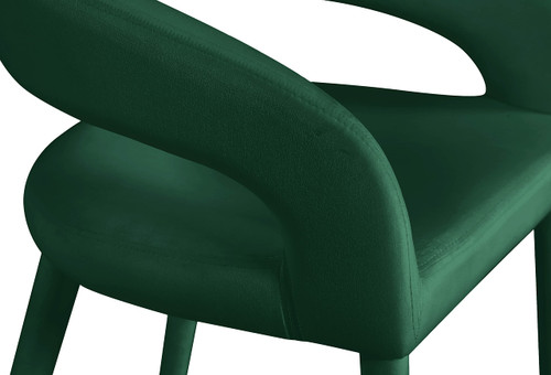 Destiny Green Velvet Stool