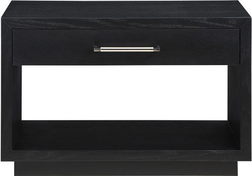 Nightstand, Black Finish, 32" W x 18" D x 21" H