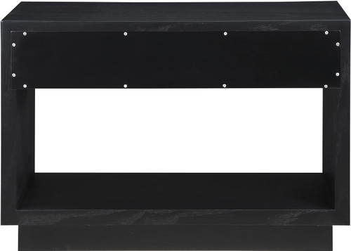 Nightstand, Black Finish, 32" W x 18" D x 21" H