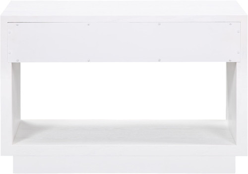 Nightstand, White Finish, 32" W x 18" D x 21" H