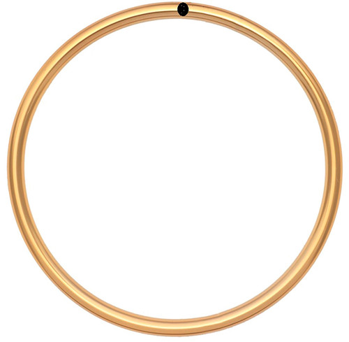Stainless Steel Wall Decor, Gold, 66.75" W x .75" D x 66.75" H
