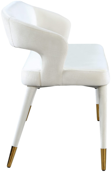 Upholstered Rounded Back Bench, Cream, 58.5" W x 21" D x 30" H