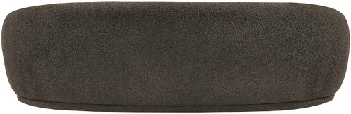 Boucle Fabric Upholstered Sofa, Brown, 89.5" W x 38" D x 28" H