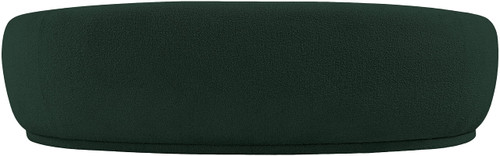 Boucle Fabric Upholstered Sofa, Green, 89.5" W x 38" D x 28" H