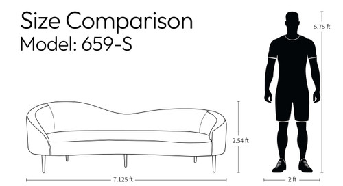 Velvet Upholstered Sofa With Sturdy Metal Legs in Rich Gold Finish, Cream, 85.5" W x 31.75" D x 30.5" H