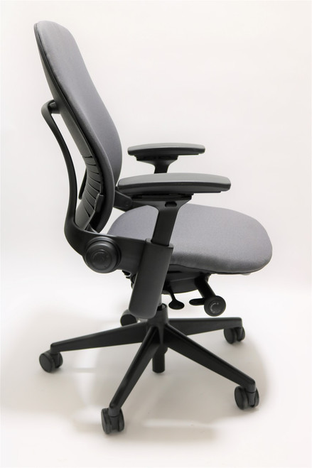 Steelcase, Leap Chair, V2, Gray Fabric,