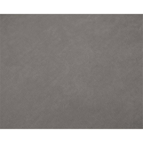 Grey-S78 Cozy Collection Contemporary Fiber Filled Comfort Overstuffed Velvet Upholstered Modular Sofa Seating for 2 Armless Grey