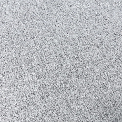 Grey-S76 Miramar Collection Modern | Contemporary Linen Textured Upholstered Modular Sofa, Grey, 76" W x 38" D x 28.5" H