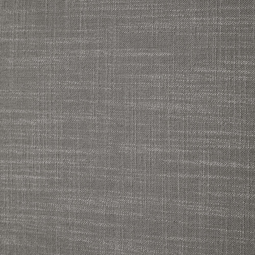 EmersonGrey-T Emerson Collection Mid Century Modern Linen Textured Fabric Upholstered Canopy Bed, 47" W x 81.5" D x 78" H, Grey, Twin