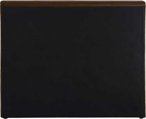 DorianBrown-T Dorian Collection Modern | Contemporary Twin Bed with Ultra Luxe Brown Velvet, 52" W x 90" D x 45" H, Brown, Twin