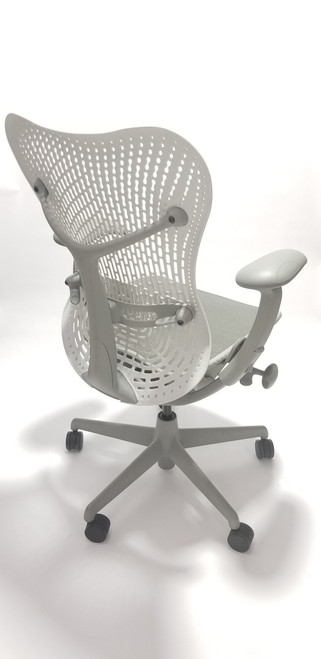 Herman Miller Mirra Chair Platinum Mineral Fully Featured Model