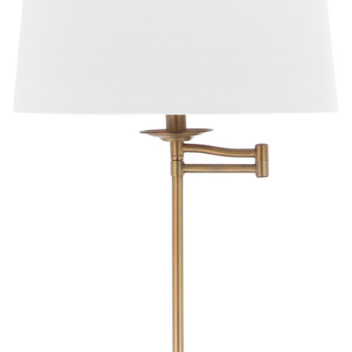 Lighting Nadia Floor Lamp, 53 -- 64.25″ Metal Antique Brass 