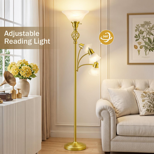 Floor Lamp for Living Room, LED Standing Reading Light