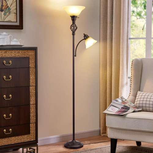 Floor Lamp for Living Room, LED Standing Reading Light