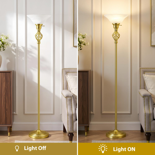 Floor Lamp for Living Room, LED Standing Reading Light