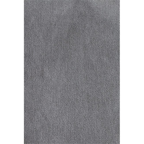 MishaGrey-K Misha Collection Modern | Contemporary Fabric Upholstered Bed with Plush Pillow Back Headboard, 82" W x 86.5" D x 46" H, Grey, King